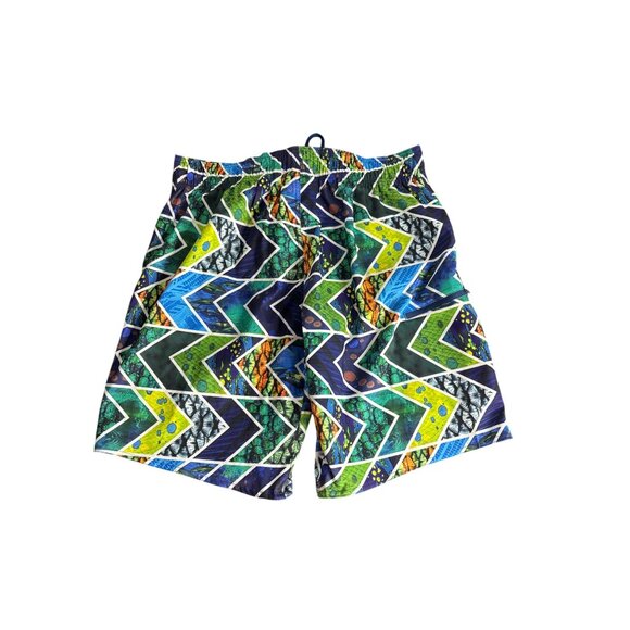 Reel Legends Performance Wear Men's Colorful Geo Board Shorts Size L - Picture 2 of 8